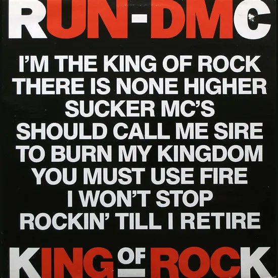 RUN DMC / KING OF ROCK