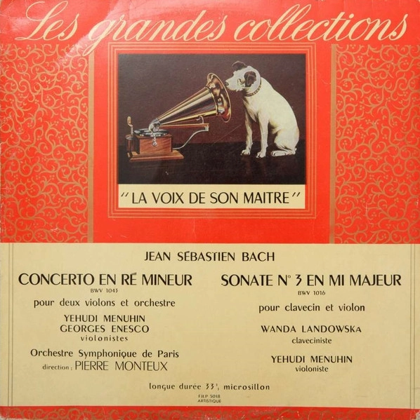 YEHUDI MENUHIN / BACH: 2 VIOLINS CONCERTO BWV.1043, VIOLIN SONATA NO.3 BWV.1016