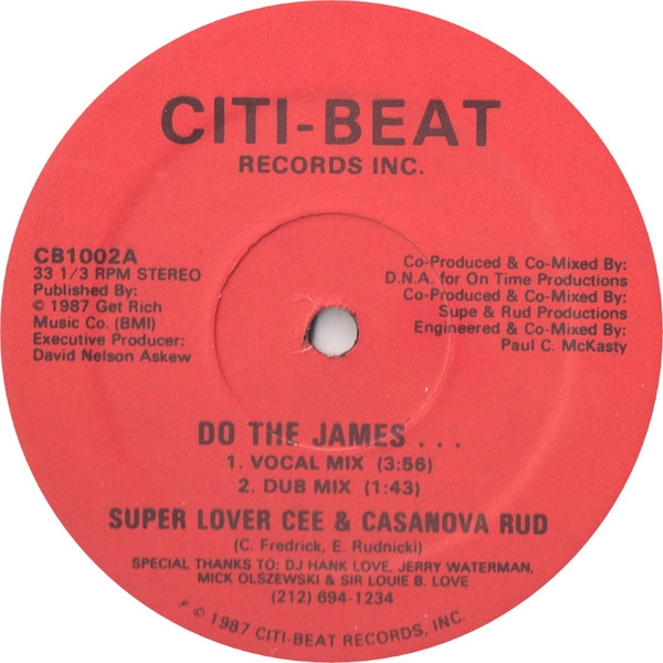 SUPER LOVER CEE & CA / DO THE JAMES