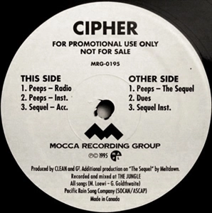CIPHER (HIPHOP) / PEEPS