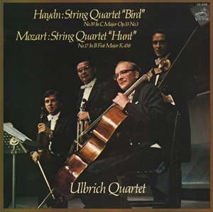 ULBRICH QUARTET / ウルブリヒ四重奏団 / ハイドン: 弦楽四重奏曲第39番「鳥」 / モーツァルト: 弦楽四重奏曲第17番「狩」