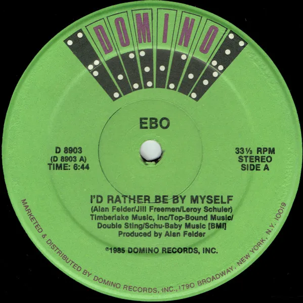 EBO / I'D RATHER BE BY MYS