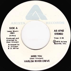 HARLEM RIVER DRIVE / ハーレム・リヴァー・ドライヴ / NEED YOU