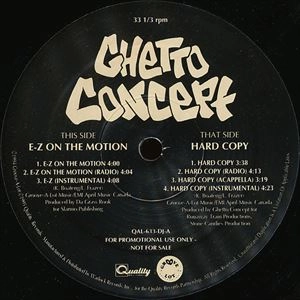 GHETTO CONCEPT / E-Z ON THE MOTION / HARD COPY