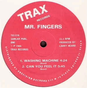 MR.FINGERS / ミスター・フィンガーズ / WASHING MACHINE (RED LABEL/US ORIGINAL)