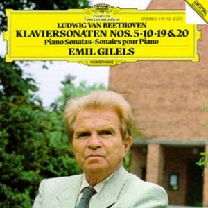 EMIL GILELS / エミール・ギレリス / ベートーヴェン: ピアノ･ソナタ第5･10･19･20番