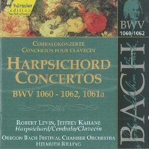 ROBERT LEVIN / ロバート・レヴィン / BACH:HARPSICHORD CONCERTOS BWV1060-1062,1061a