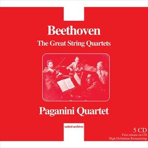 PAGANINI QUARTET / パガニーニ四重奏団 / BEETHOVEN: GREAT STRING QUARTETS
