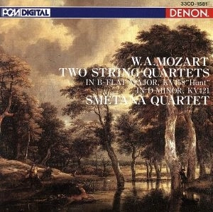 SMETANA QUARTET / スメタナ四重奏団 / モーツァルト：弦楽四重奏曲第17番･第15番