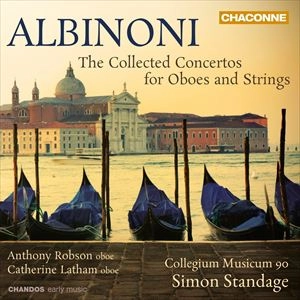 SIMON STANDAGE / サイモン・スタンデイジ / ALBINONI:COLLECTED CONCERTOS FOR OBOE AND STRINGS