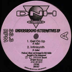 NICK HOLDER / ニック・ホルダー / UNDERGROUND ALTERNATIVES EP