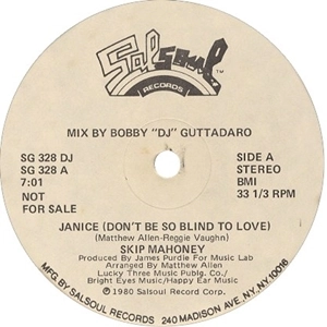 SKIP MAHONEY / JANICE (DON'T BE SO BLIND TO LOVE) / DON'T STOP ME NOW
