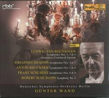 GUNTER WAND / ギュンター・ヴァント / BEETHOVEN/BRAHMS/BRUCKNER/SCHUBERT/SCHUMANN