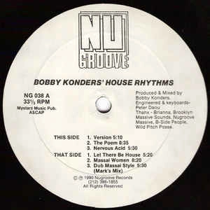 BOBBY KONDERS / ボビー・コンダース / HOUSE RHYTHMS