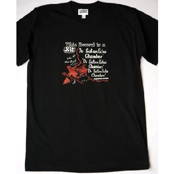 PRESSURE SOUNDS T-SHIRTS / BLACK DR. SATAN ECHO CHAMBER (M)