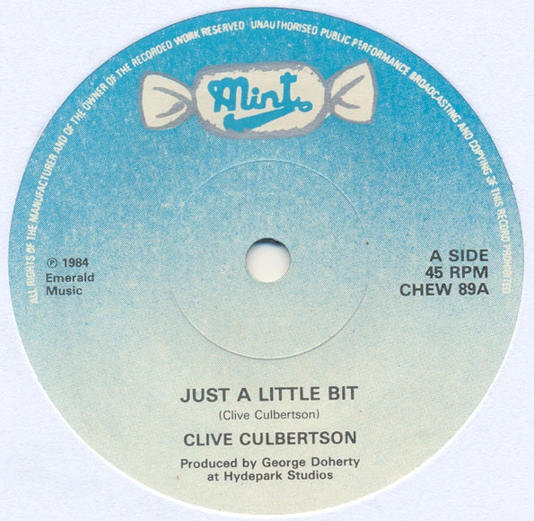 CLIVE CULBERTSON / クライブカルバートソン / JUST A LITTLE BIT