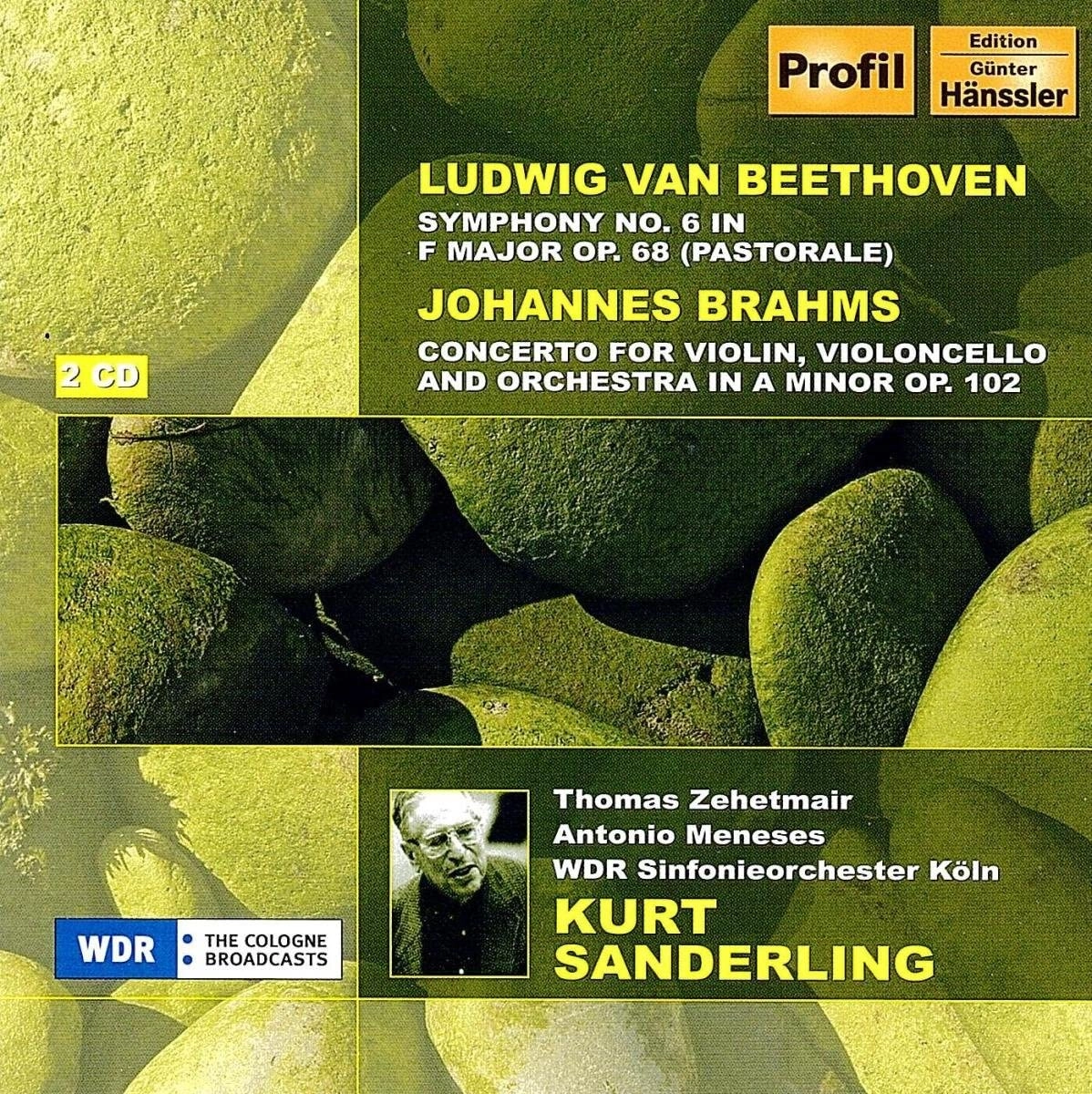 KURT SANDERLING / クルト・ザンデルリンク / BEETHOVEN:SYMPHONY NO.6/BRAHMS:DOUBLE CONCERTO