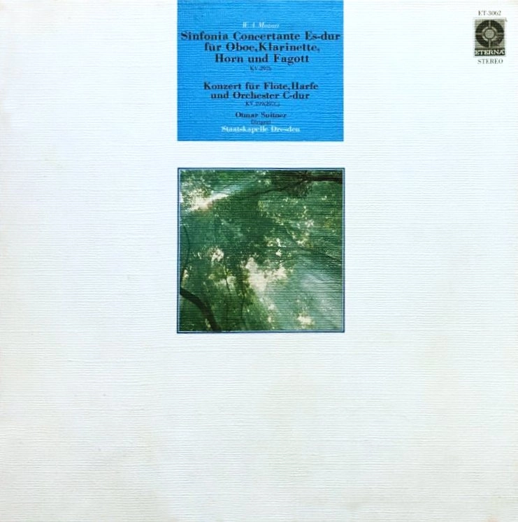 OTMAR SUITNER / オトマール・スウィトナー / モーツァルト: 管楽器のための協奏交響曲 変ホ長調 KV-297b