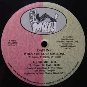 DAPHNE / WHEN YOU LOVE SOMEONE