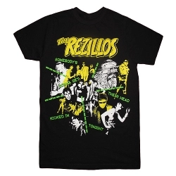 REZILLOS / レジロス / S/T-SHIRTS/BLACK/SOMEBODY'S GONNA GET THEIR HEAD KICKED IN'