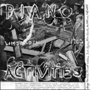 PHILIP CORNER / フィリップ・コナー / PIANO ACTIVITY