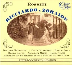 DAVID PARRY / デイヴィッド・パリー / ROSSINI: RICCIARDO E ZORAIDE
