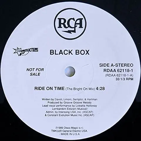 BLACK BOX (R&B) / RIDE ON TIME