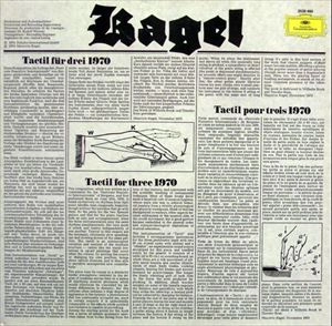 MAURICIO KAGEL / マウリシオ・カーゲル / TACTIL / UNTER STORM