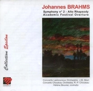 HELENE BOUVIER / BRAHMS: SYMHONY NO.2 / ALTO RHAPSODY