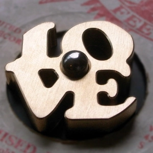EP ADAPTER / LOVE METAL HOLDER / BRASS(SILVER COLOR PLATING)