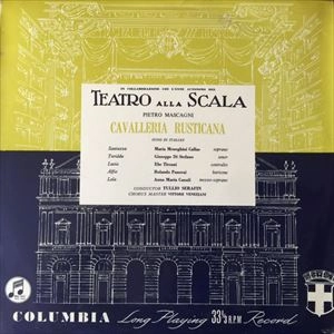 TULLIO SERAFIN / トゥリオ・セラフィン / MASCAGNI: CAVALLERIA RUSTICANA