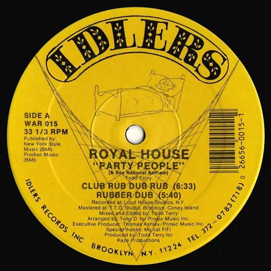 ROYAL HOUSE / ロイヤル・ハウス / PARTY PEOPLE
