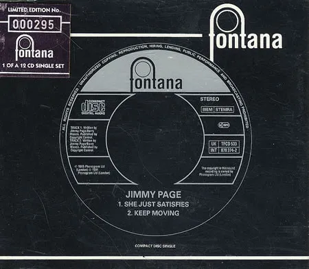 JIMMY PAGE / ジミー・ペイジ / SHE JUST SATISFIES