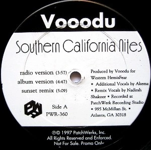 VOOODU / SOUTHERN CALIFORNIA NITES / DARK REGIONS