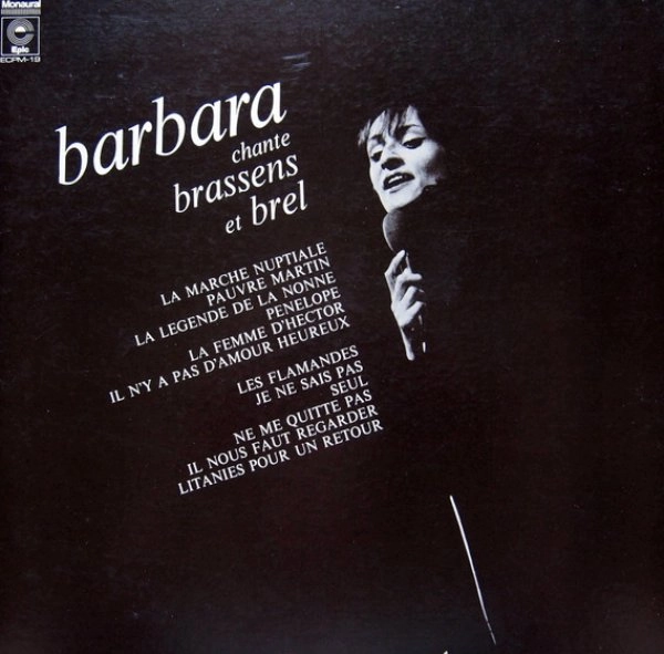 BARBARA / バルバラ / CHANTE BRAASSENS ET BREL