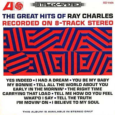 RAY CHARLES / レイ・チャールズ / RECORDED ON 8-TRACK STEREO