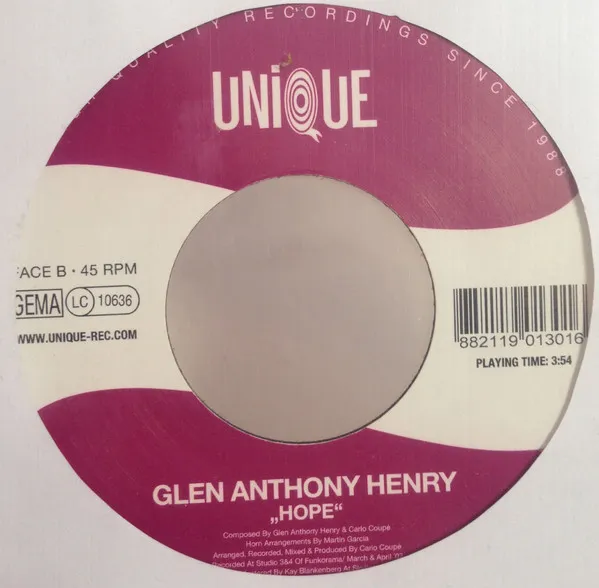 GLEN ANTHONY HENRY / HOPE