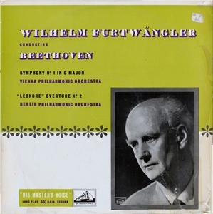 WILHELM FURTWANGLER / ヴィルヘルム・フルトヴェングラー / BEETHOVEN:SYMPHONY NO.1/ LEONORE OVERTURE NO.2