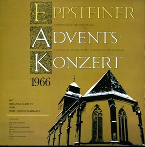 JOHANNA MARTZY / ヨハンナ・マルツィ / EPPSTEINER ADVENTSKONZERT 1966