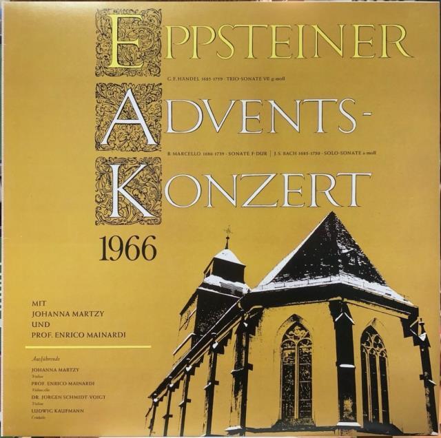 JOHANNA MARTZY / ヨハンナ・マルツィ / EPPSTEINER ADVENTSKONZERT 1966