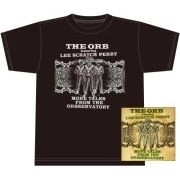 ORB FEATURING LEE SCRATCH PERRY / オーヴ・フューチャリング・リー・スクラッチ・ペリー / ＭＯＲＥ　ＴＡＬＥＳ　ＦＲＯＭ　ＴＨＥ　ＯＲＢＳＥＲＶＡＴＯＲＹ ＋ Tシャツ　ブラック Ｓ