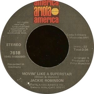 JACKIE ROBINSON / ジャッキー・ロビンソン / MOVIN' LIKE A SUPERSTAR