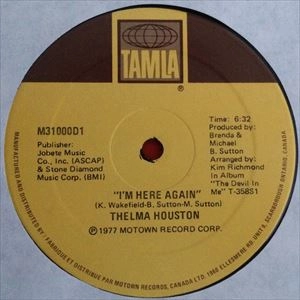 THELMA HOUSTON / テルマ・ヒューストン / I'M HERE AGAIN