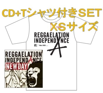 REGGAELATION INDEPENDANCE / ニュー・デイ Ｔシャツ付セットＸＳ
