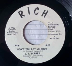 J.J. BARNES / J.J.バーンズ / WON'T YOU LET ME KNOW