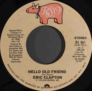 ERIC CLAPTON / エリック・クラプトン / HELLO OLD FRIEND