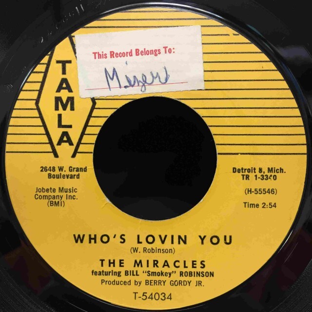 MIRACLES / ミラクルズ / WHO'S LOVIN YOU