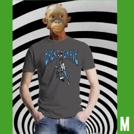 CRYPT RECORDS / T-SHIRT BACK FROM THE GRAVE /GREY/M