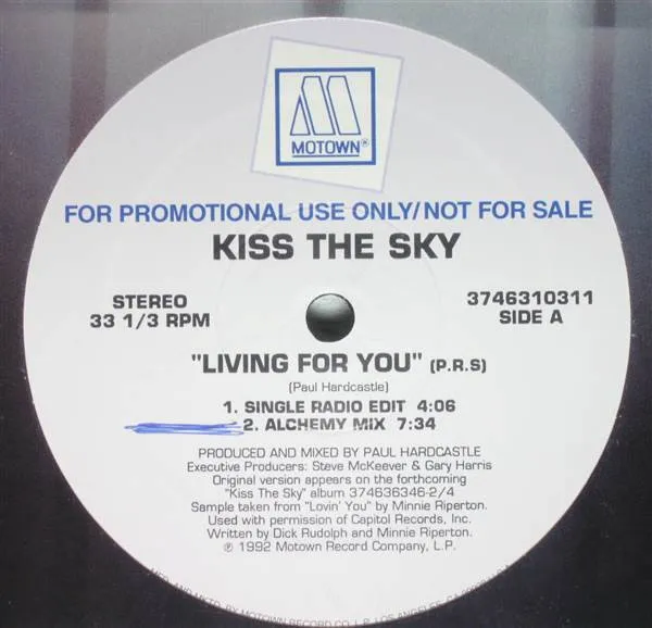KISS THE SKY / LIVING FOR YOU