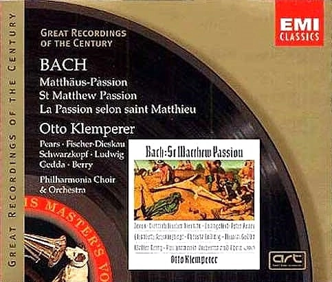 OTTO KLEMPERER / オットー・クレンペラー / BACH:MATTHAUS-PASSION(3CD/NIPPER)